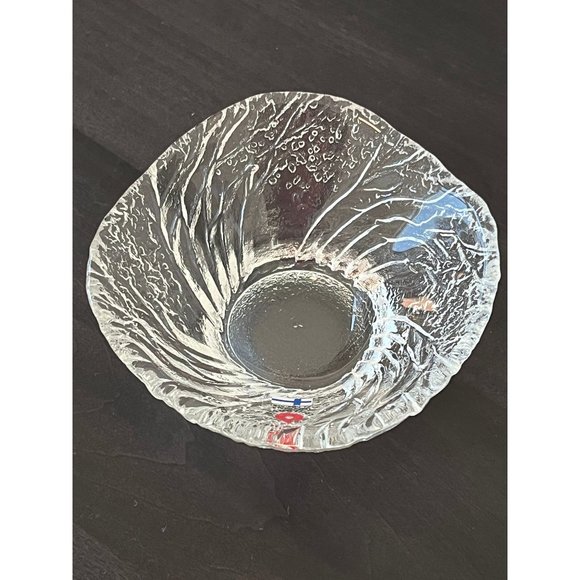 Vintage 70s METSA Glass Bowl // Pertti Kallionen // Lasisepat Mantsala Finland - Picture 3 of 6